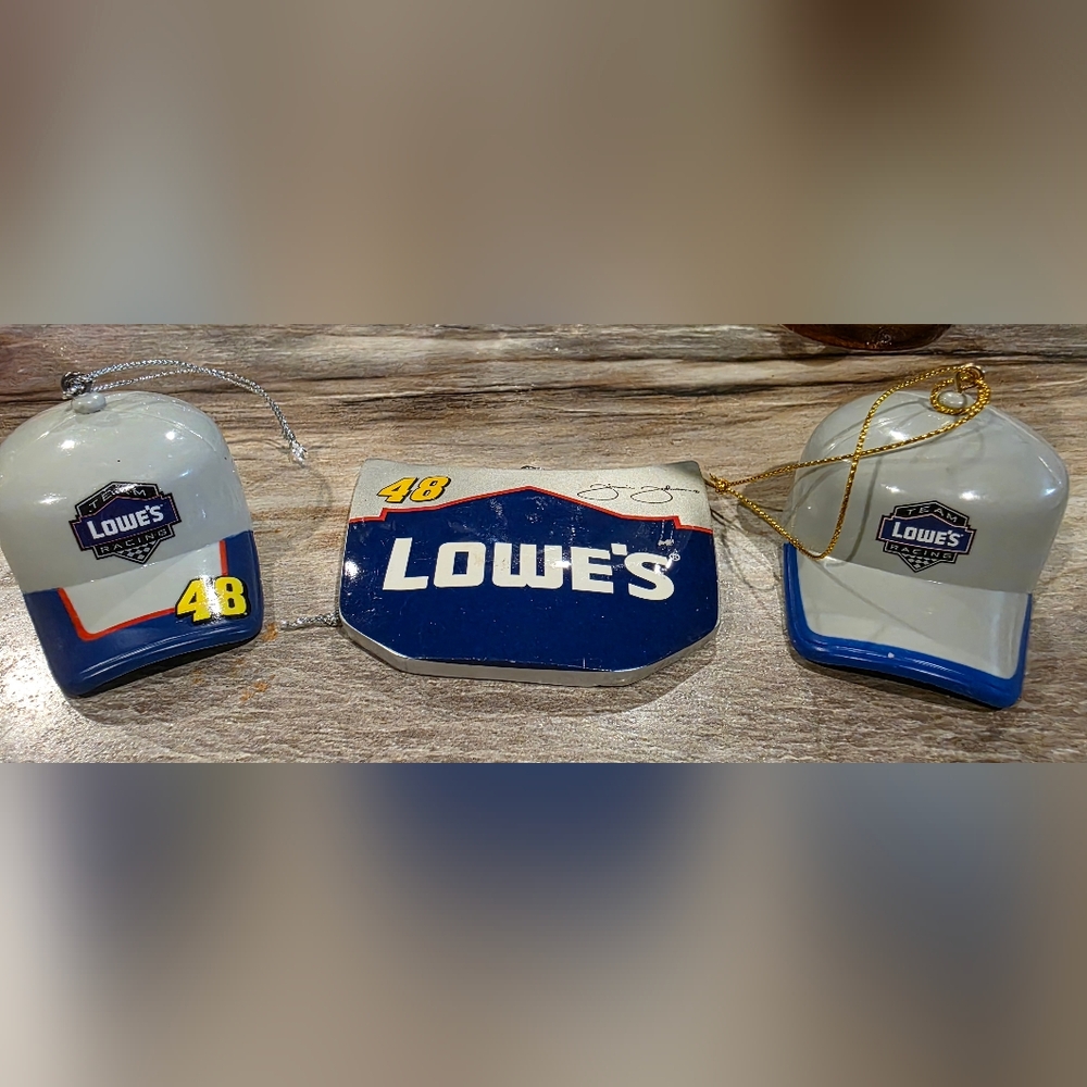 Lowe's Blue and Silver #48 Jimmie Johnson Ornament